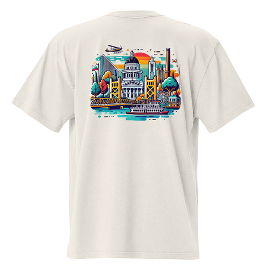 Sacramento, California | Trillo™ Cali Collection | Oversized T-shirt