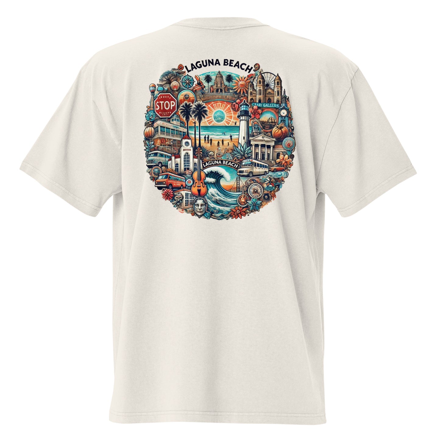 Laguna Beach, California Neighborhood II | Trillo™ Cali Collection | Oversized T-shirt