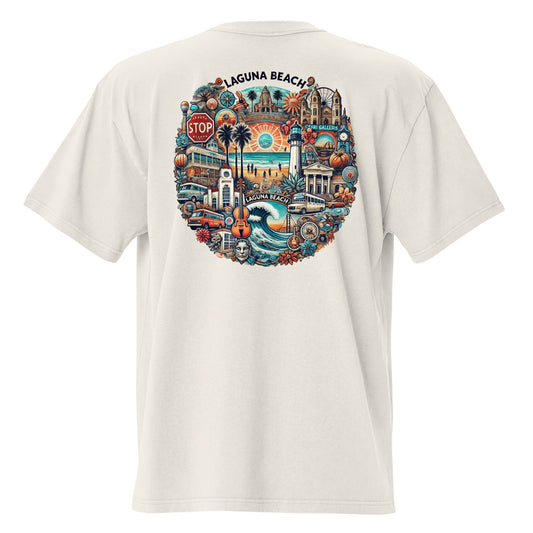 Laguna Beach, California Neighborhood II | Trillo™ Cali Collection | Oversized T-shirt