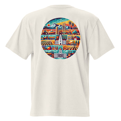 Visalia, California | Trillo™ Cali Collection | Oversized T-shirt