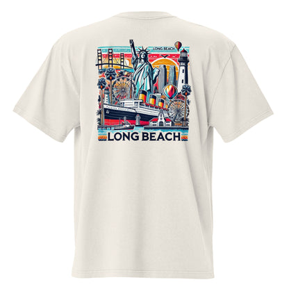 Long Beach, California | Trillo™ Cali Collection | Oversized T-shirt