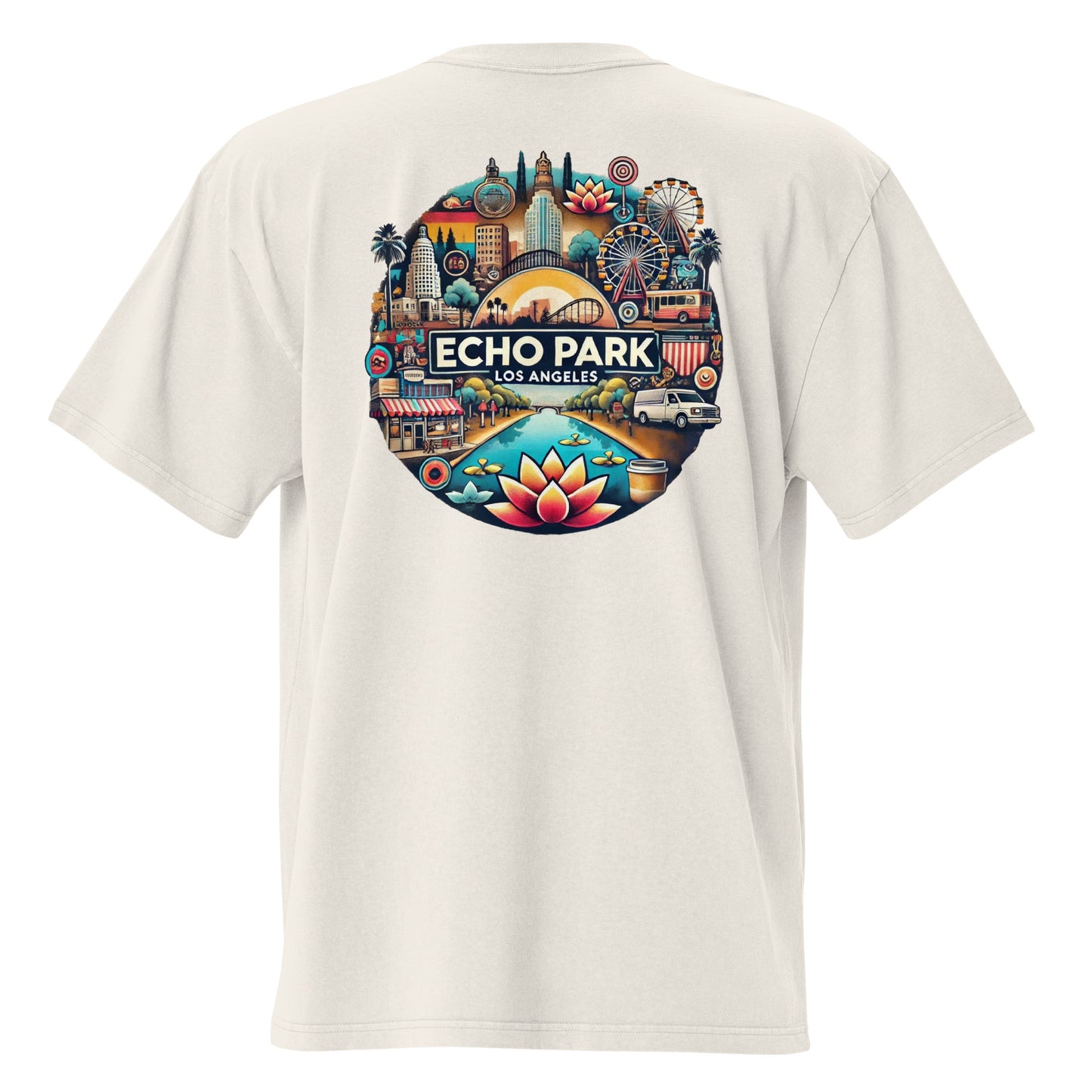 Echo Park, California Neighborhood | Trillo™ Cali Collection | Oversized T-shirt