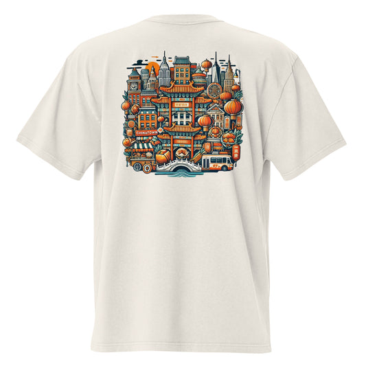 Chinatown, California Neighborhood | Trillo™ Cali Collection | Oversized T-shirt