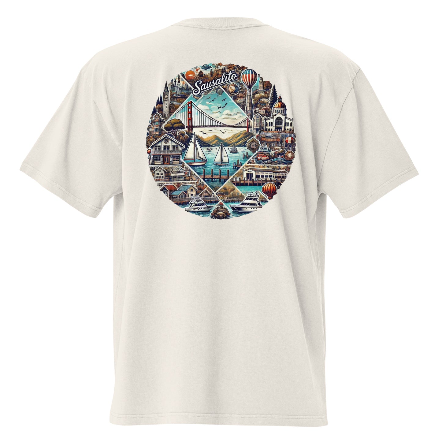 Sausalito, California | Trillo™ Cali Collection | Oversized T-shirt