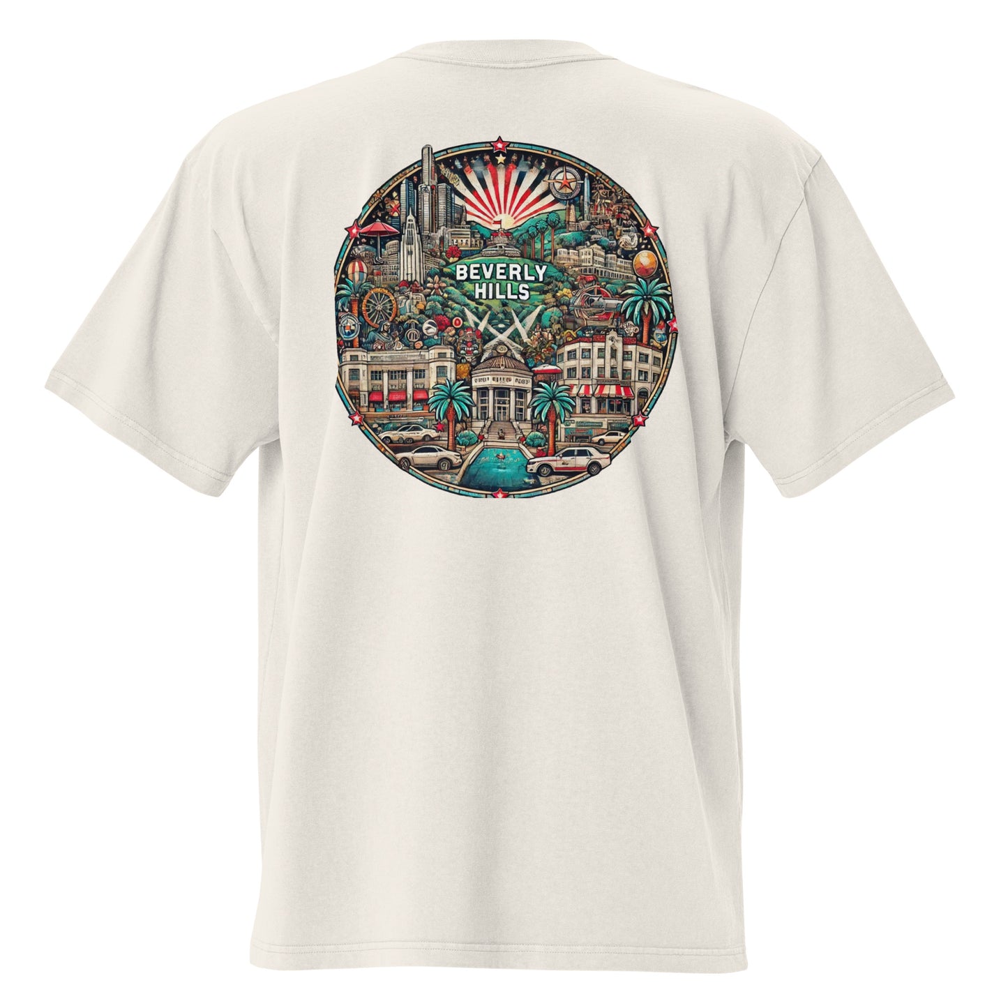 Beverly Hills, California Neighborhood | Trillo™ Cali Collection | Oversized T-shirt