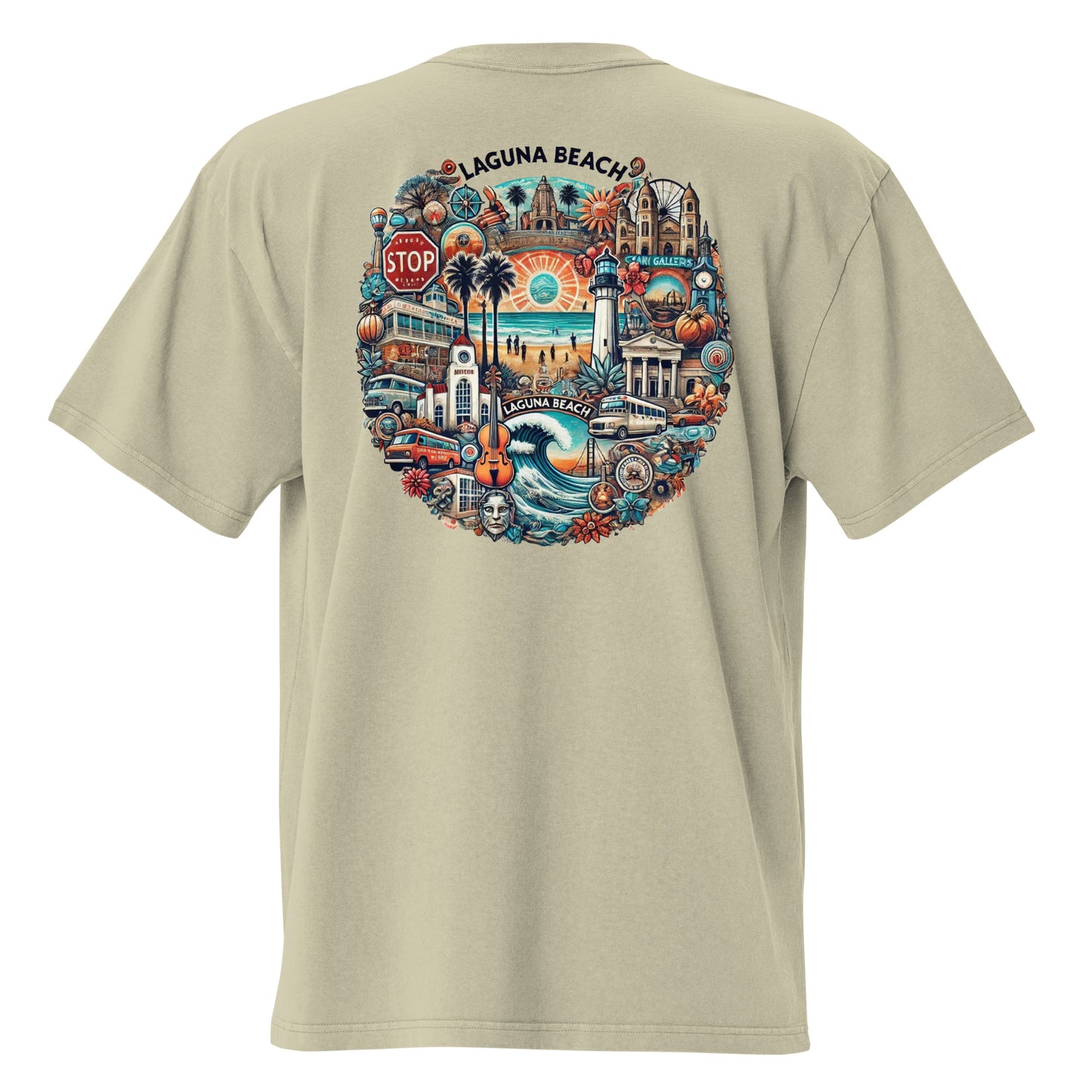 Laguna Beach, California Neighborhood II | Trillo™ Cali Collection | Oversized T-shirt