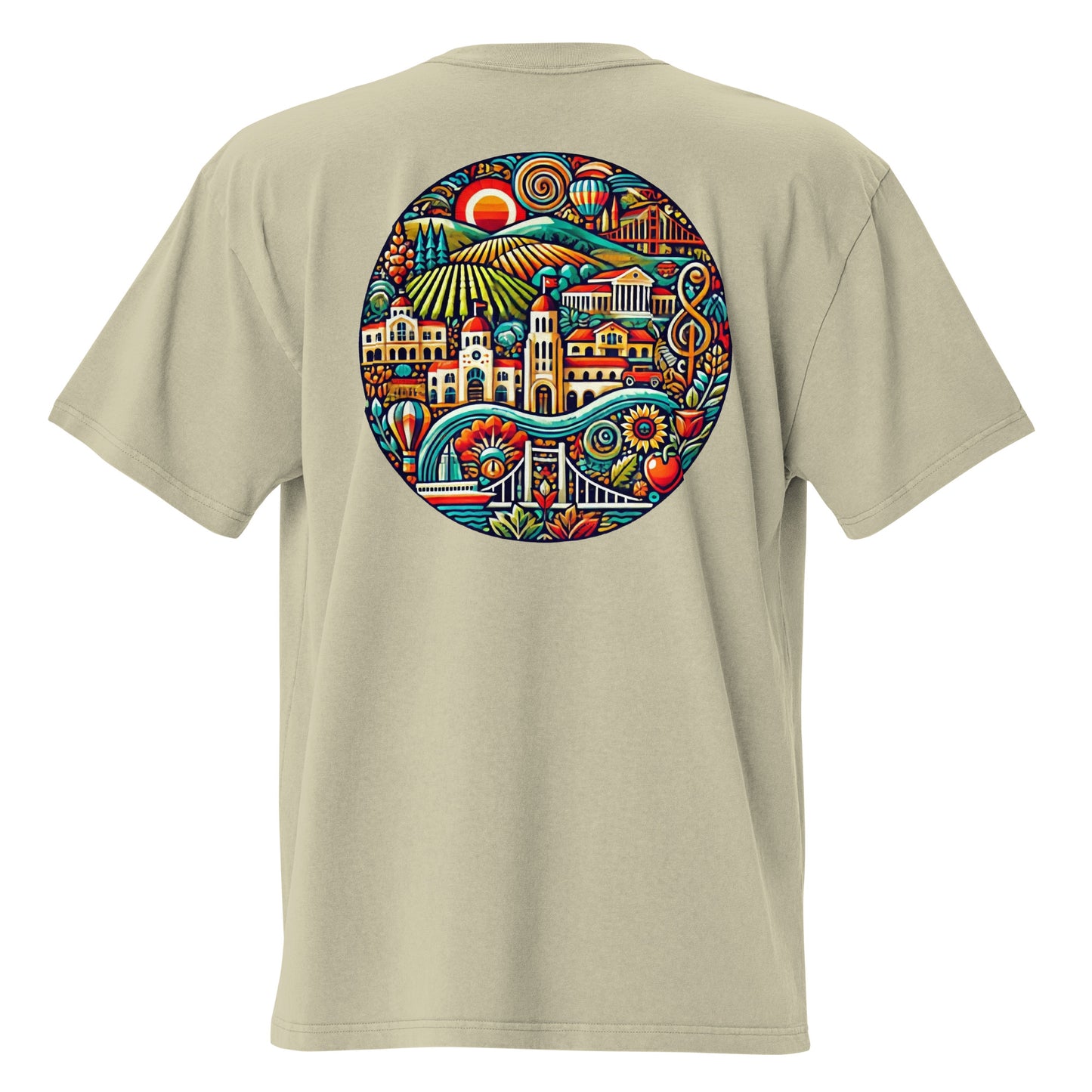 Santa Monica, California | Trillo™ Cali Collection | Oversized T-shirt