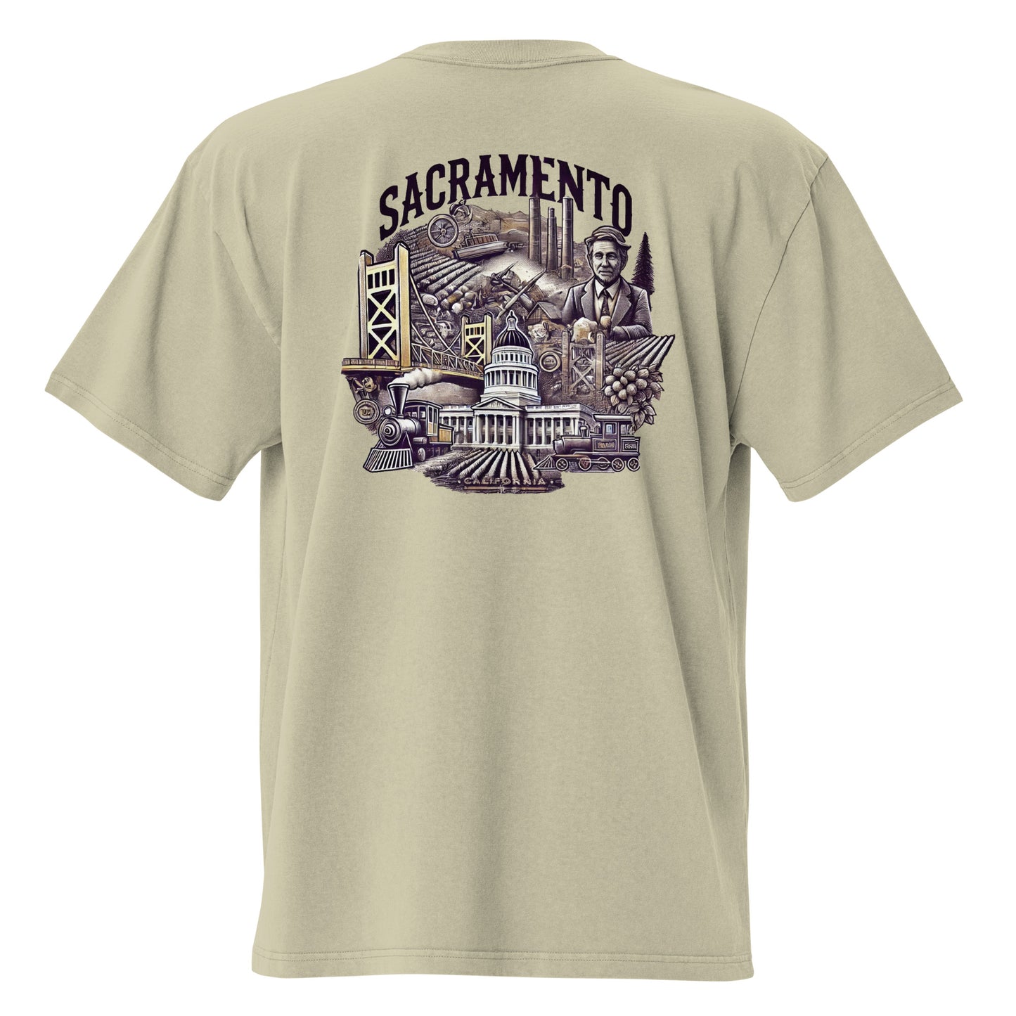 Sacramento, California II | Trillo™ Cali Collection | Oversized T-shirt