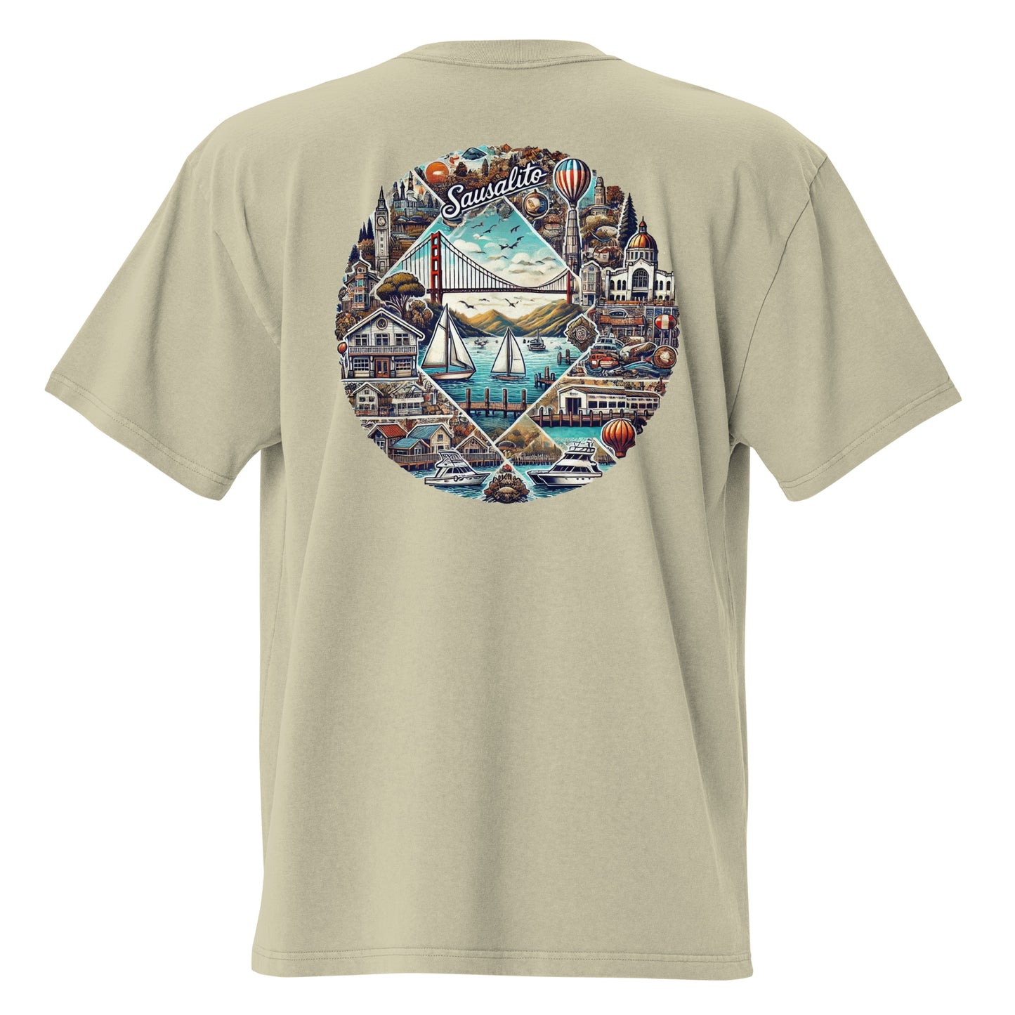 Sausalito, California | Trillo™ Cali Collection | Oversized T-shirt