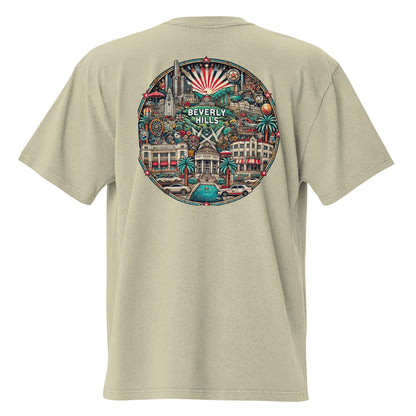 Beverly Hills, California Neighborhood | Trillo™ Cali Collection | Oversized T-shirt