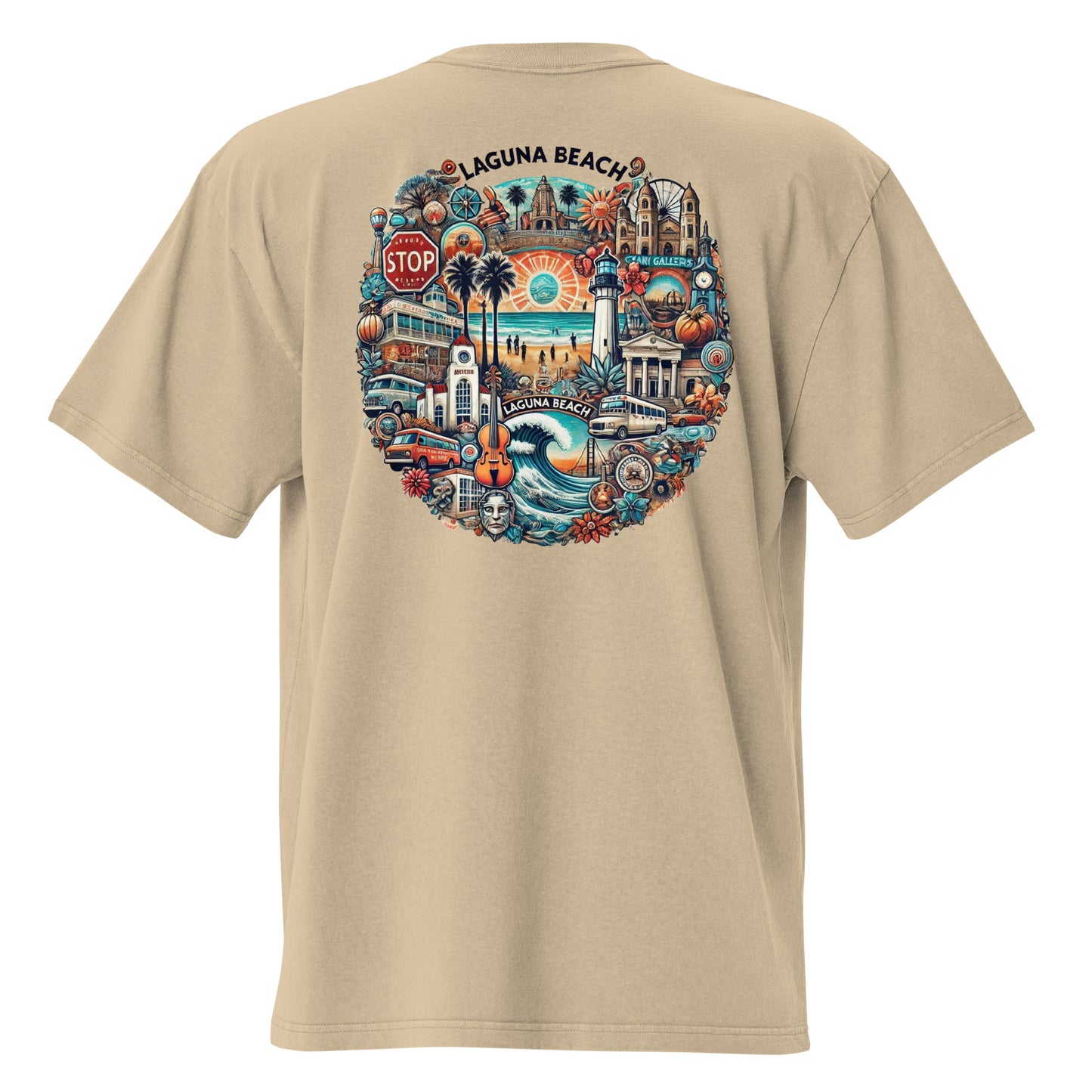 Laguna Beach, California Neighborhood II | Trillo™ Cali Collection | Oversized T-shirt