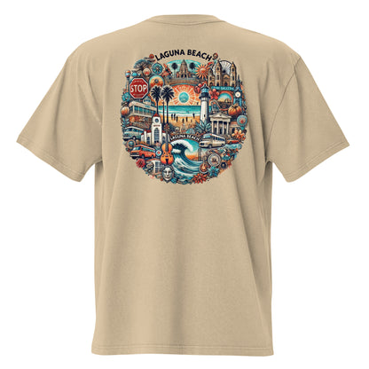 Laguna Beach, California Neighborhood II | Trillo™ Cali Collection | Oversized T-shirt