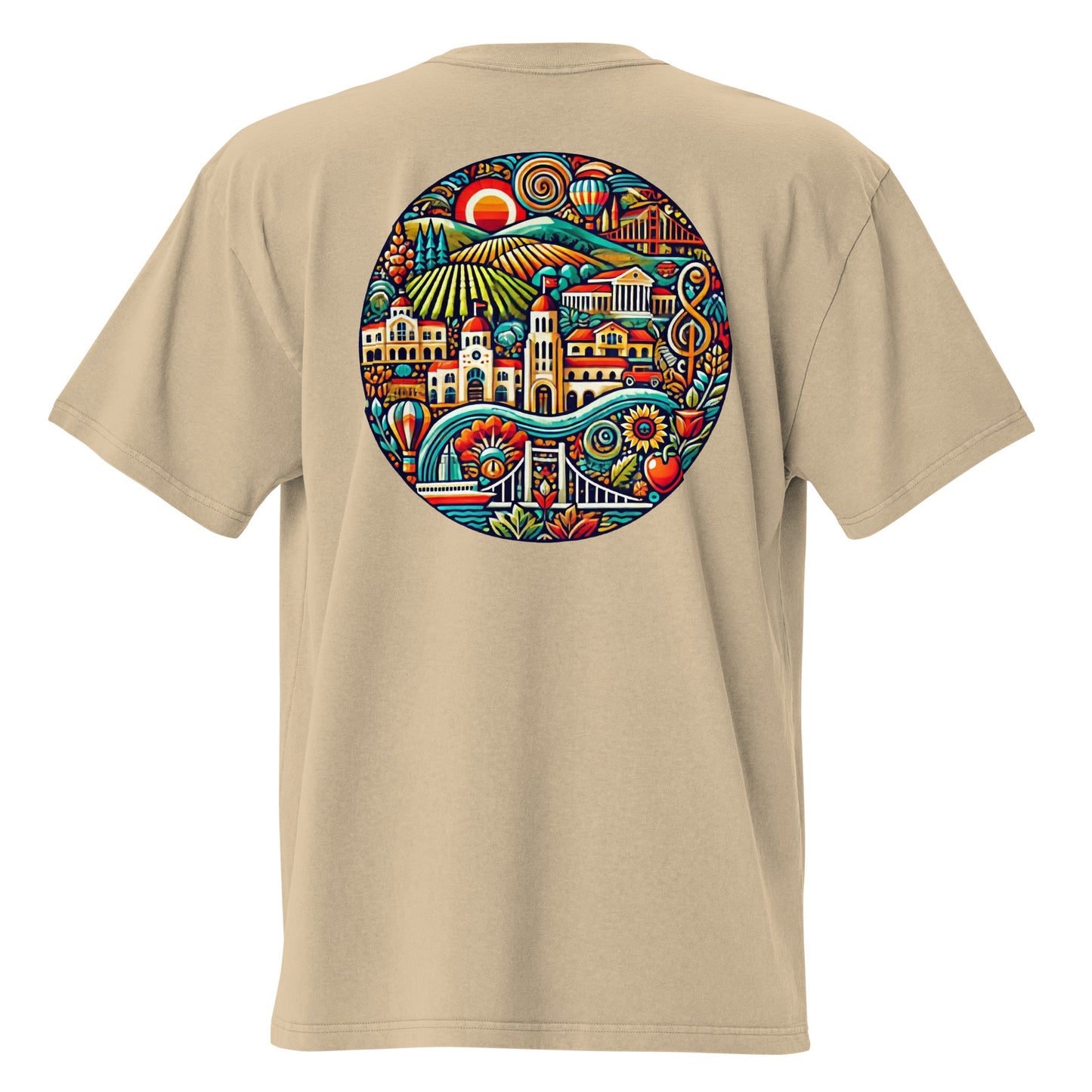 Santa Monica, California | Trillo™ Cali Collection | Oversized T-shirt