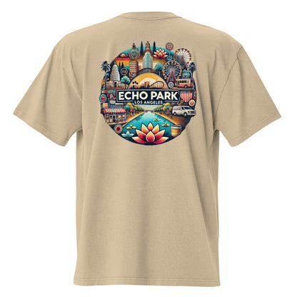 Echo Park, California Neighborhood | Trillo™ Cali Collection | Oversized T-shirt