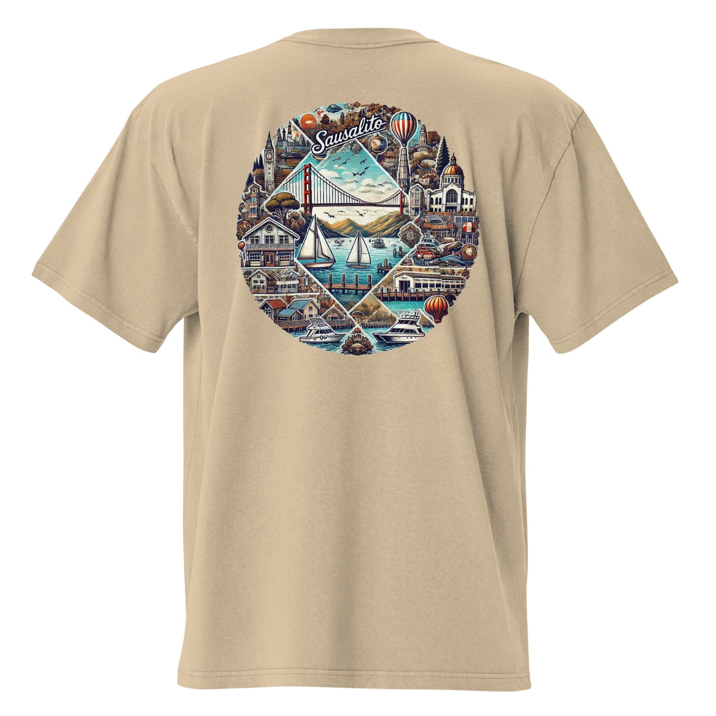 Sausalito, California | Trillo™ Cali Collection | Oversized T-shirt