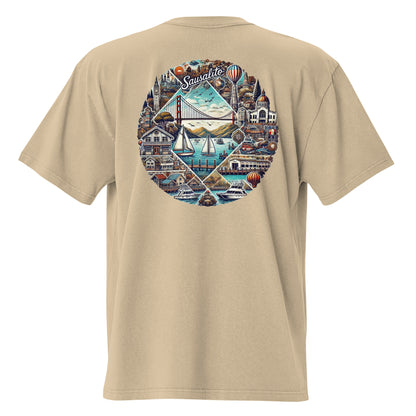 Sausalito, California | Trillo™ Cali Collection | Oversized T-shirt