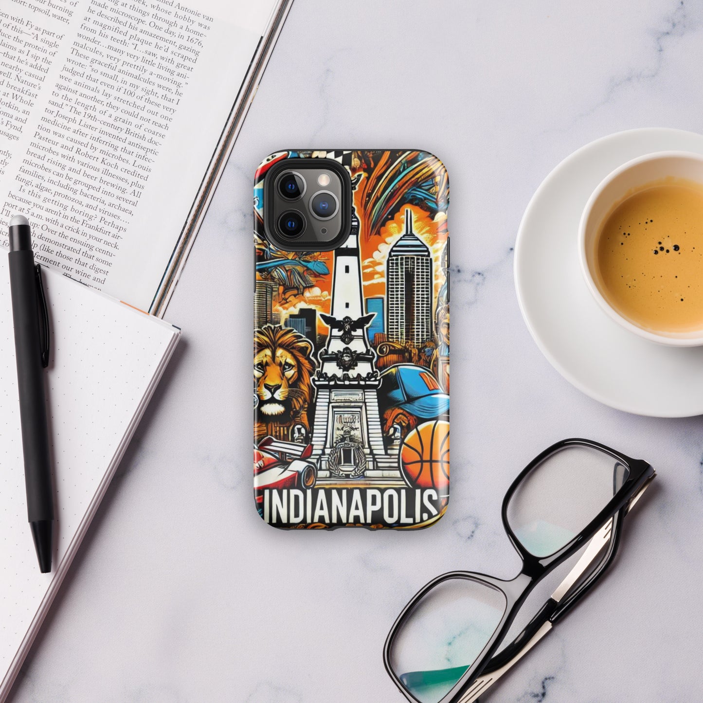 Indianapolois, Indiana Graphic | Trillo™ | Phone Case