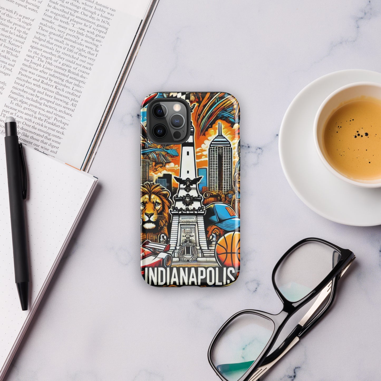 Indianapolois, Indiana Graphic | Trillo™ | Phone Case