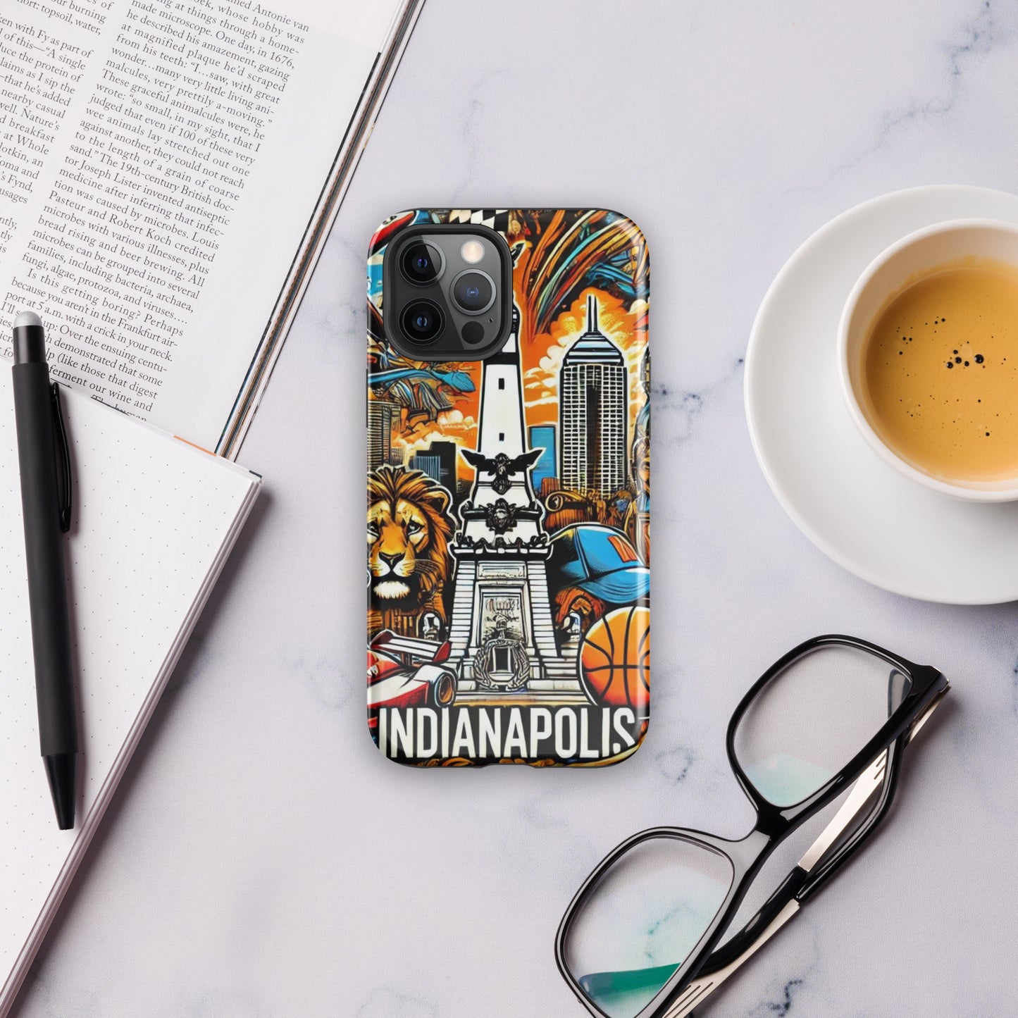 Indianapolois, Indiana Graphic | Trillo™ | Phone Case