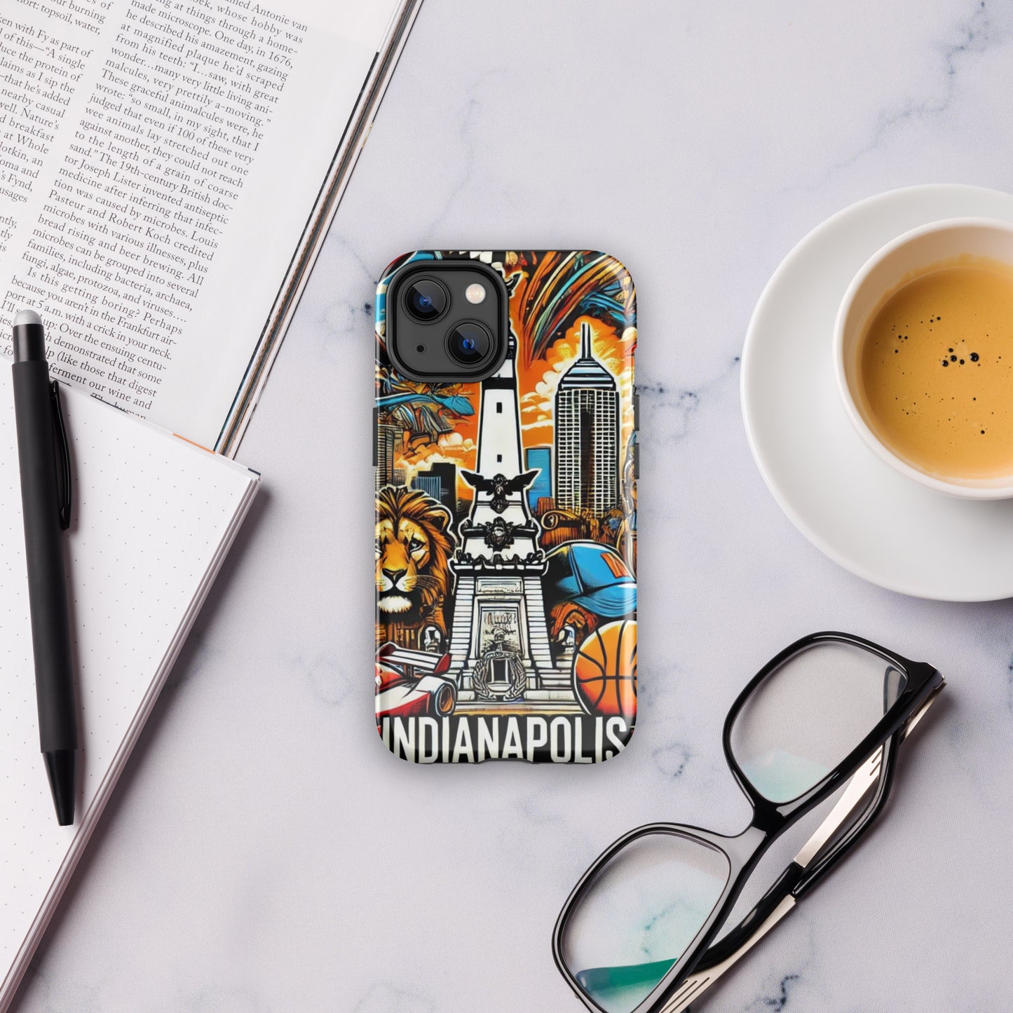 Indianapolois, Indiana Graphic | Trillo™ | Phone Case