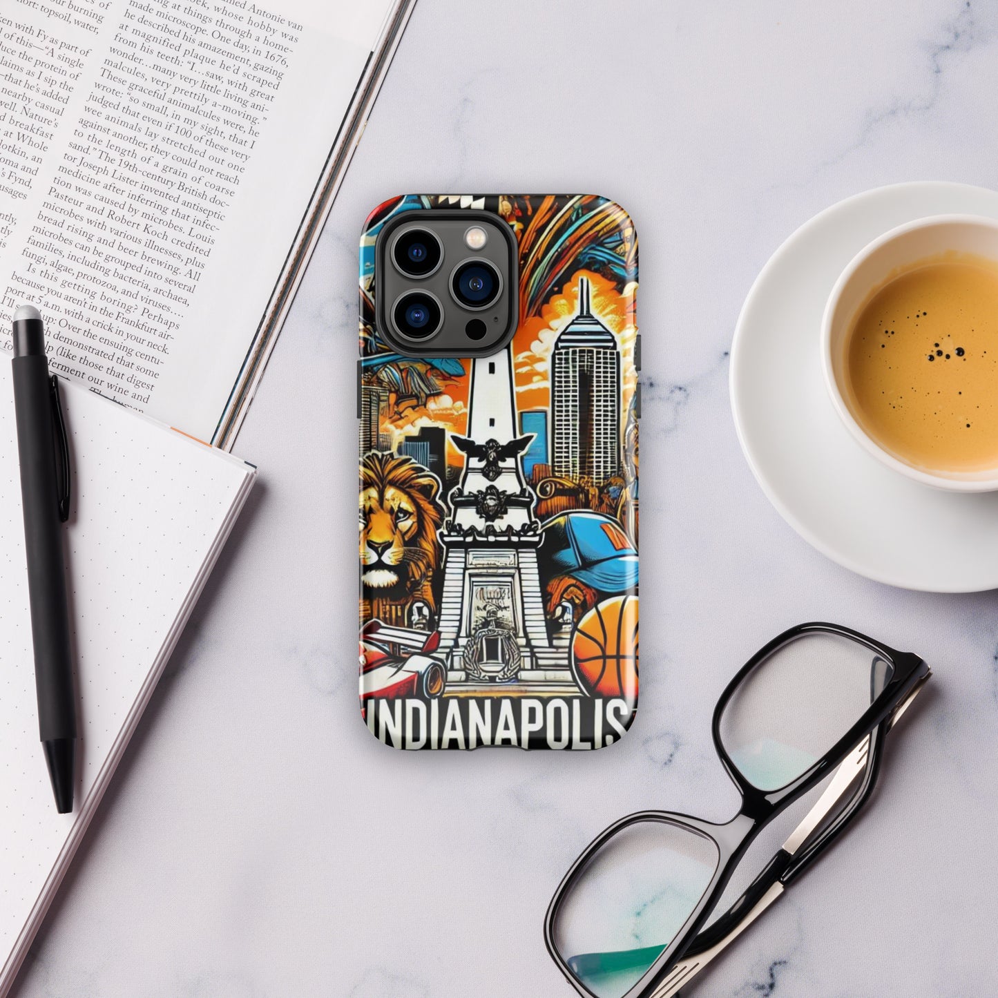 Indianapolois, Indiana Graphic | Trillo™ | Phone Case