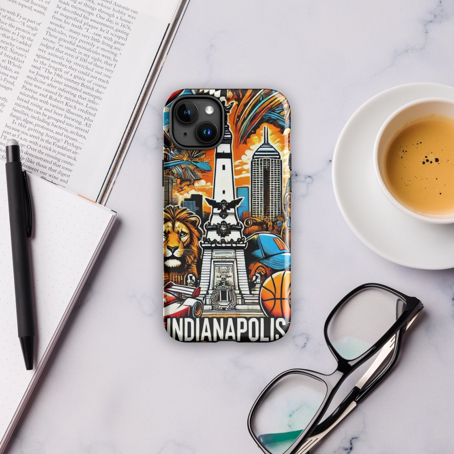 Indianapolois, Indiana Graphic | Trillo™ | Phone Case