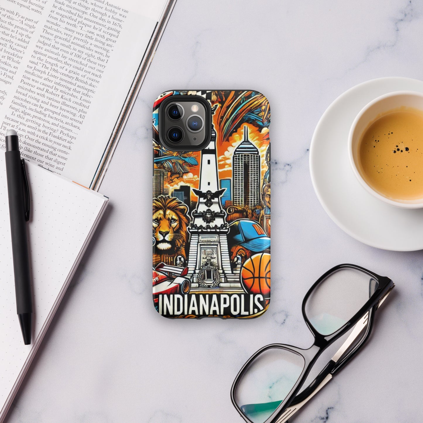 Indianapolois, Indiana Graphic | Trillo™ | Phone Case