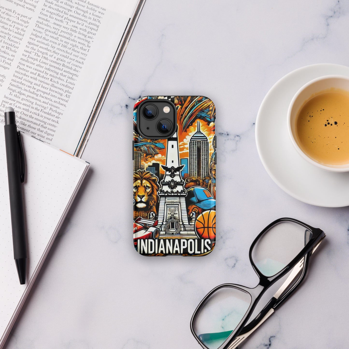 Indianapolois, Indiana Graphic | Trillo™ | Phone Case